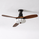 Fluted Glass Ceiling Fan Light