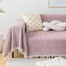 Herringbone Tassel Sofa Cover
