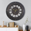 Ornate Vintage Iron Wall Clock