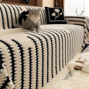 Loop Knit Stripe Sofa Cover