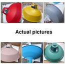 Vintage Enamel Dome Pendant Light