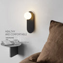 Sculptural Orb Column Wall Light