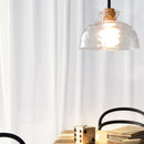 Nordic Style Rippled Glass Pendant Lamp