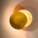 Sculptural Eclipse Disc Wall Light