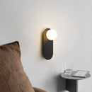 Sculptural Orb Column Wall Light