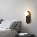 Sculptural Orb Column Wall Light