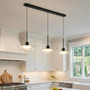 Glass Disc Pendant Light