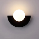 Sculptural Half Moon Wall Light