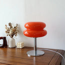 Glossy Disc Form Table Lamp