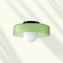 Sculptural Halo Disc Ceiling Light