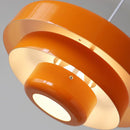 Stacked Disc Halo Pendant Light