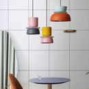Sculptural Color Block Pendant Light