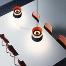 Sculptural Color Block Pendant Light