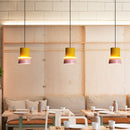 Sculptural Color Block Pendant Light