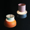 Sculptural Color Block Pendant Light