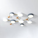 Brass Tri Disc Ceiling Light