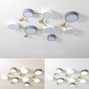 Brass Tri Disc Ceiling Light