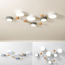 Brass Tri Disc Ceiling Light