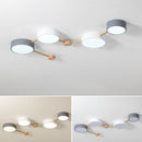 Brass Tri Disc Ceiling Light