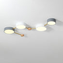 Brass Tri Disc Ceiling Light