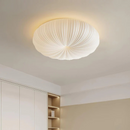 Sculptural Pleated Shell Ceiling Light