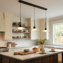 Glass Disc Pendant Light