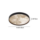 Lunar Disc Halo Ceiling Light