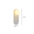 Sculptural Orb Column Wall Light