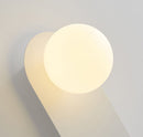 Sculptural Orb Column Wall Light
