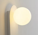 Sculptural Orb Column Wall Light