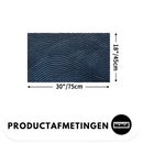 Geometric Wave Form Area Rug