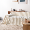 Channel Plush Sofa Cover