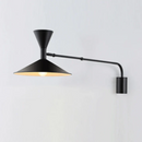 Sculptural Swing Arm Wall Lamp