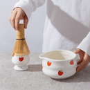 Strawberry Pour Bowl Matcha Set
