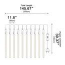 Cascade Tube Outdoor String Lights
