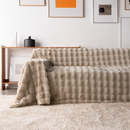 Channel Plush Sofa Cover