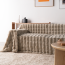 Channel Plush Sofa Cover