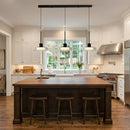 Glass Disc Pendant Light