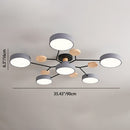 Modern Multi Disc Ceiling Light