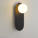 Sculptural Orb Column Wall Light