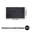 Geometric Wave Form Area Rug