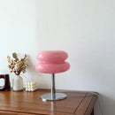 Glossy Disc Form Table Lamp