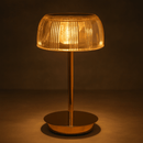 Fluted Glass Ambient Table Lamp