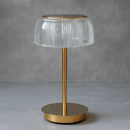 Fluted Glass Ambient Table Lamp