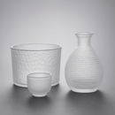 Hammered Glass Decanter Set