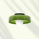 Sculptural Halo Disc Ceiling Light