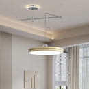 Sculptural Halo Disc Pendant Light