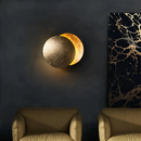 Sculptural Eclipse Disc Wall Light