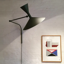 Sculptural Swing Arm Wall Lamp