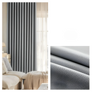 Minimal Pleated Blackout Curtain Panels